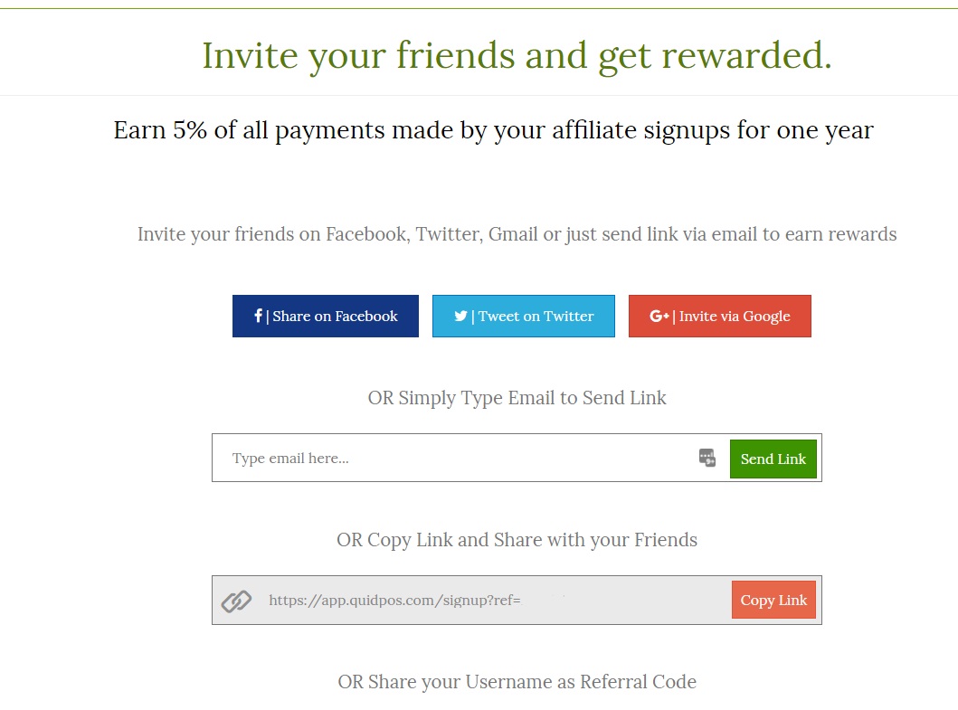 Join the Affiliate program for Quid POS and get rewarded